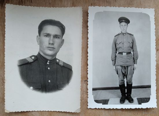 Фото солдат и сержантов СА 1950-х. 9х12 см. 6 фото. Цена за все.