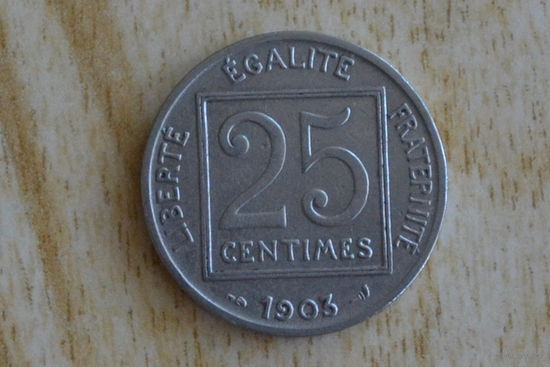 Франция 25 сантимов 1903