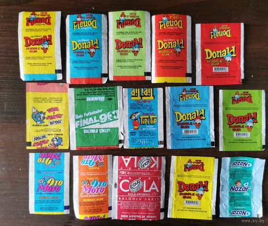 Обертки старые и новые, +новые дональды и nazar