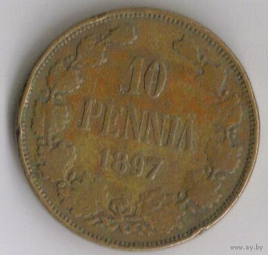 10 пенни 1897 год _состояние VF