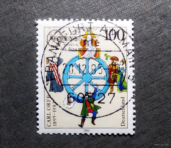Марка Германия 1995 год 100 лет со дня рождения Карла Орффа