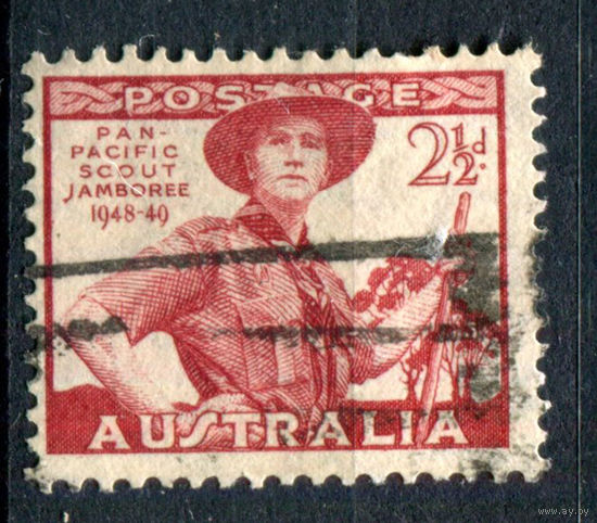 Австралия - 1948г. - скаутское движение - 1 марка - полная серия, гашёная [Mi 193]. #3-WB-87-A-1