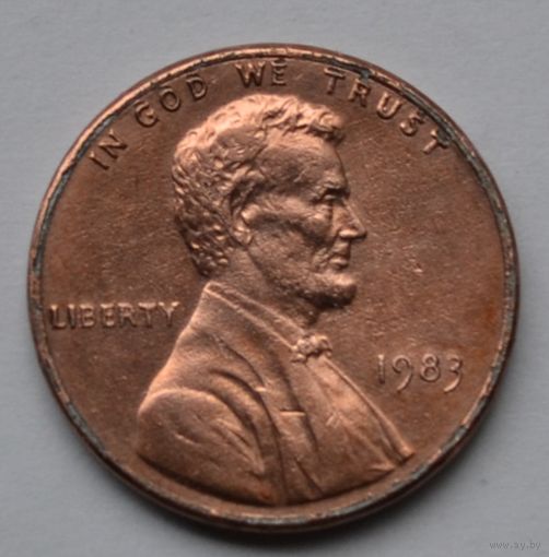 США, 1 цент 1983 г.