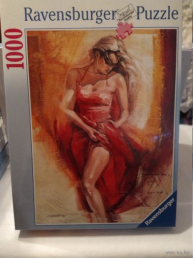 Ravensburger(Германия) Изумительной красоты паззл Испанская танцовщица(1000 элементов)