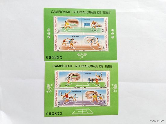Румыния  1988 2  бл.теннис