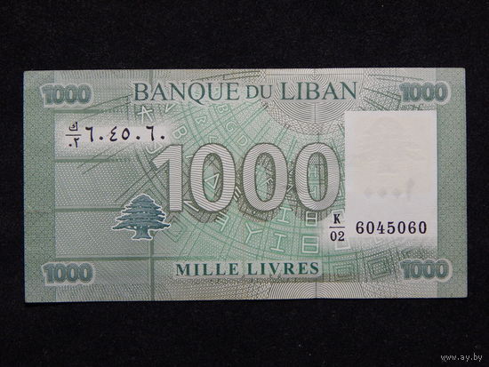 Ливан 1000 ливров 2014г.AU