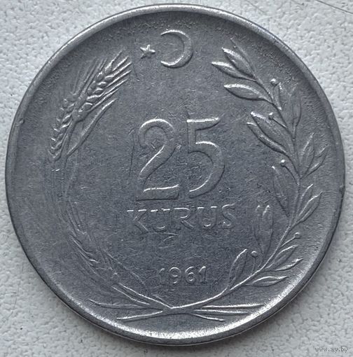 Турция 25 курушей 1961 г.