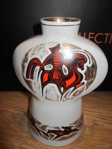 Rare! Ваза . Минский фарфоровый завод . Агитация . МФФЗ . Красноармеец . Солдатик