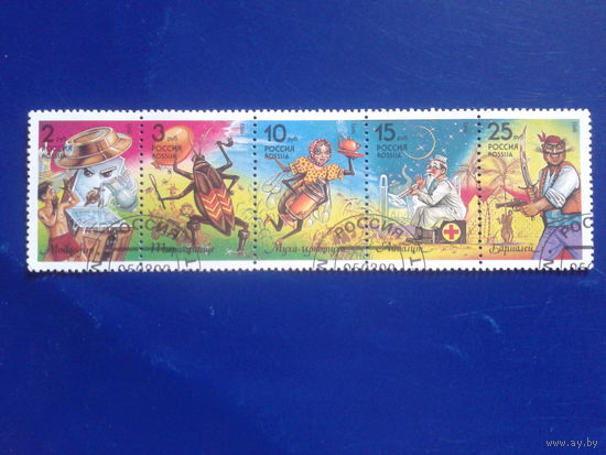 Россия 1993 Сказки К. Чуковского сцепка