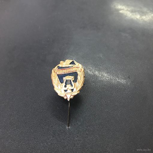Знак значок Фестиваль художественной самодеятельности. песни. музыки. Редкий