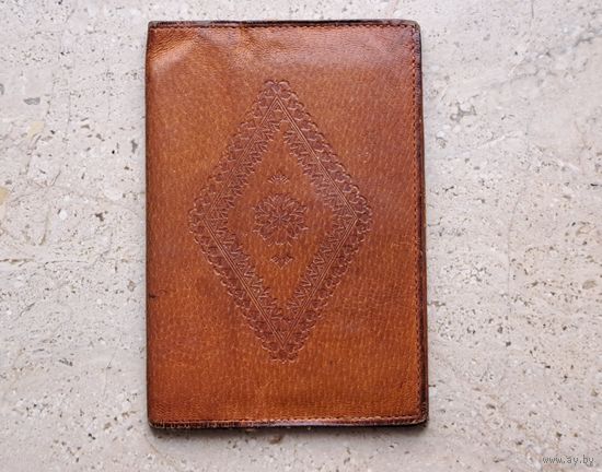 Портмоне натуральная кожа  ХХ век. 10 х 15 см.