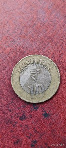 Индия 10 рупий 2015