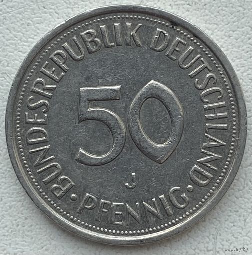 Германия 50 пфеннигов 1982 г. J