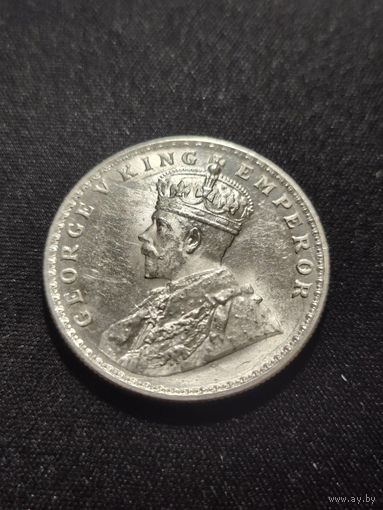 Британская Индия. 1 рупия 1919г.