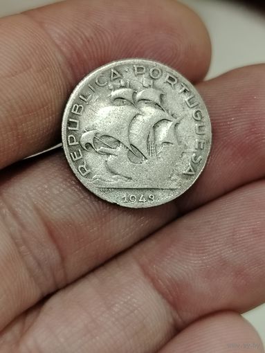 Монета, серебро. 1943 г