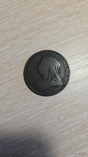 1 пенни 1896 Великобритания