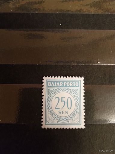 Старенькая доплатная марка Индонезии чистая MNH** (1-12)