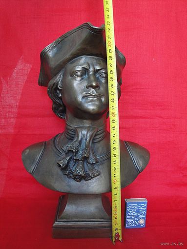 Бюст "ПЁТР 1" (Бронза, СССР)
