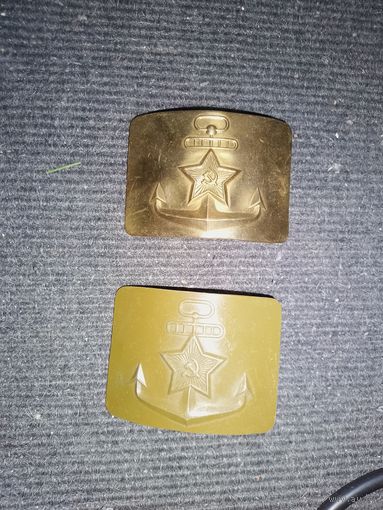 Пряжки вмф, латунь и сталь