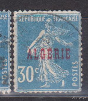 Французские колонии Алжир 1924 год  лот 9 С НАДПЕЧАТКОЙ