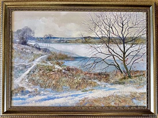 Барановская Е.А "Ранешнiя прымаразкi", 2021г. Холст, масло; 50/70см