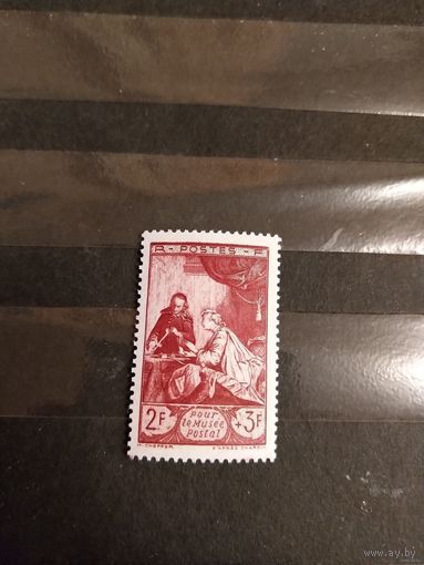 1946 Франция чистая клей MNH** почтово-благотворительная почтовый музей в Париже выпускалась одиночкой искусство гравюра (1-6)