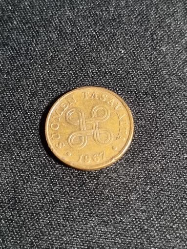 Финляндия 1 пенни 1967