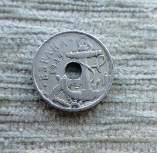 Werty71 Испания 50 песет 1949 Якорь