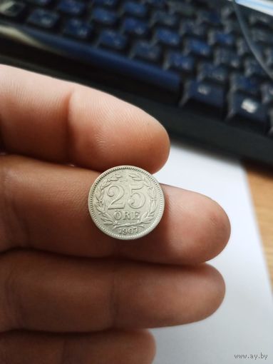 25 эре 1907 г Швеция