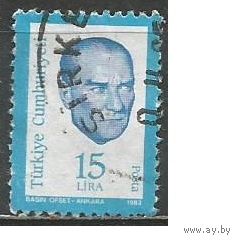 Турция. Кемаль Ататюрк. Первый президент. 1978г. Mi#2450.