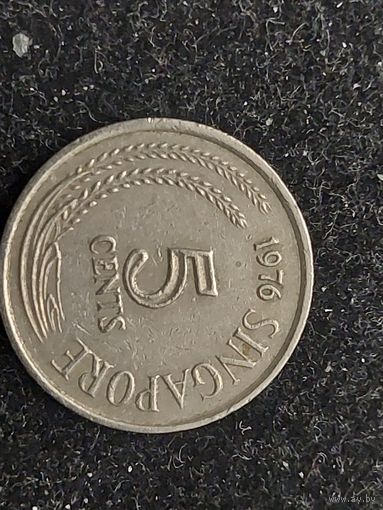 5 центов сингапур 1976