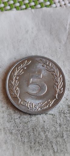 Тунис 5 милим 1983