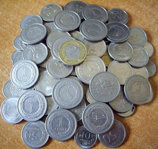 Больше 300 монет Польши