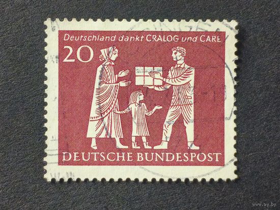 Германия 1963. Выпущено в знак благодарности американским CRALOG (Council of Relief Agencies Licensed to Operate in Germany) and CARE (Cooperative for American Remittances to Everywhere). Полная серия