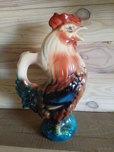 Графин "петух" фарфор. Кировский завод. 50-60 гг.