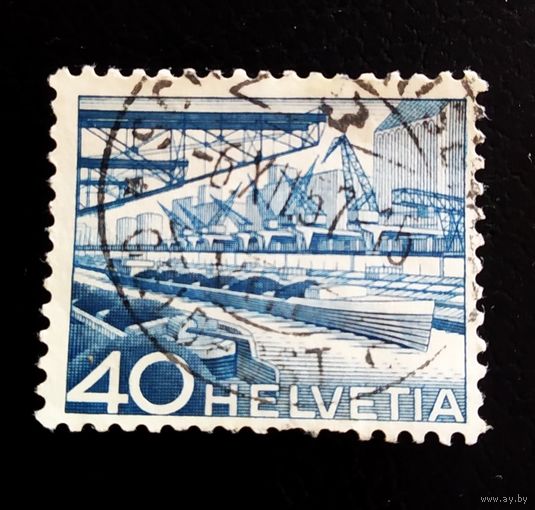 Марка Швейцария 1949 год