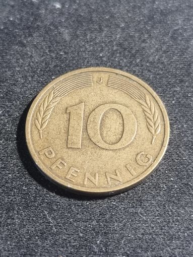 Германия 10 пфеннигов 1984 J