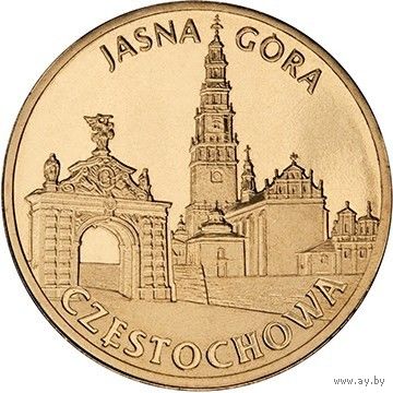 Польша 2 злотых, 2009 Города Польши - Ченстохова UNC