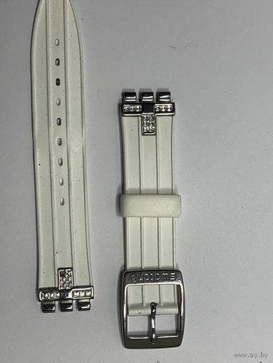 Часы Swatch,ремень с баклей и стразами.Старт с рубля