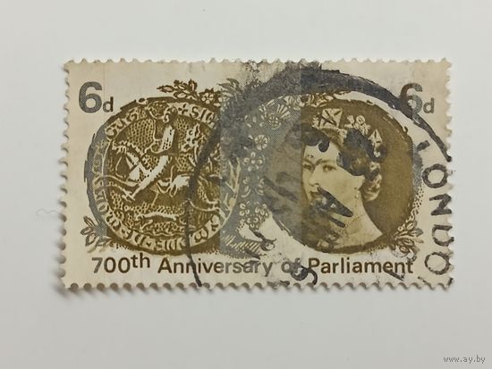 Великобритания 1965. 700 лет парламенту Симона де Монфора