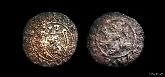 РЕДКИЙ ШИЛЛИНГ КУРЛЯНДИИ И СЕМИГАЛИИ 1577 г. ГОТХАД КЕТЛЕР (1562-1587)