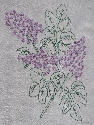 Старинный рушник лен вышивка