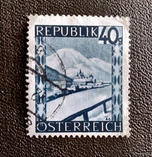 Марка Австрия 1946 год Ландшафт