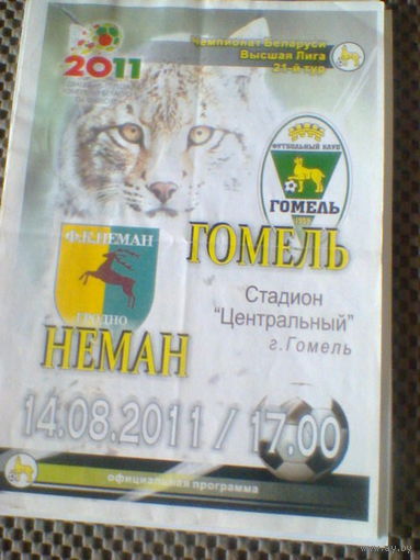 14.08.2011--ФК Гомель--Неман Гродно