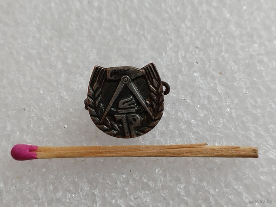 Знак-фрачник ГДР. Герб, пионер, Тельмановец. тяжёлый, редкий
