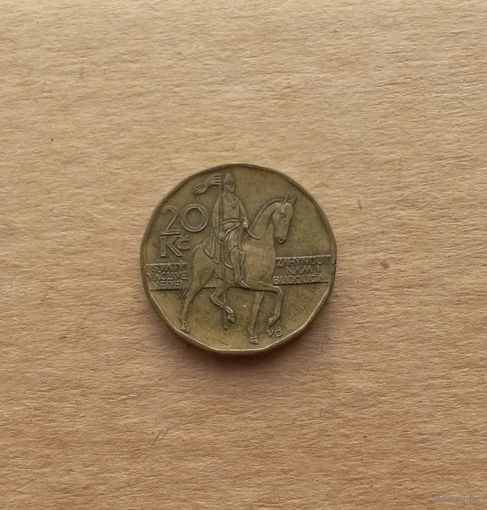 Чехия, 20 крон 1999 г.