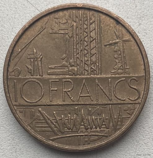 Франция 10 франков 1974 г.
