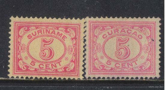 NL Колонии Суринам 1913 Номинал Стандарт #82*