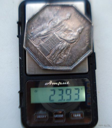 Серебряная медаль. Банк Франции. Год VIII (1799-1800).