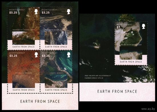 2015 Монтсеррат 1773-1776KL+1777/B171 Спутниковые снимки Земли 18,00 евро